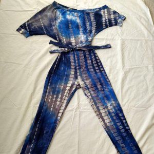 Fashion Nova Tie Dye Jumpsuit